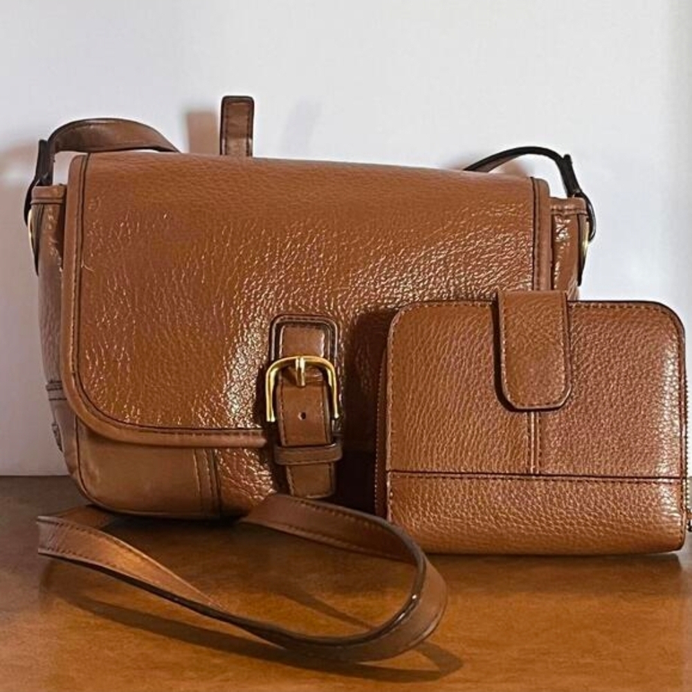 Vintage Coach Hadley With Matching Wallet